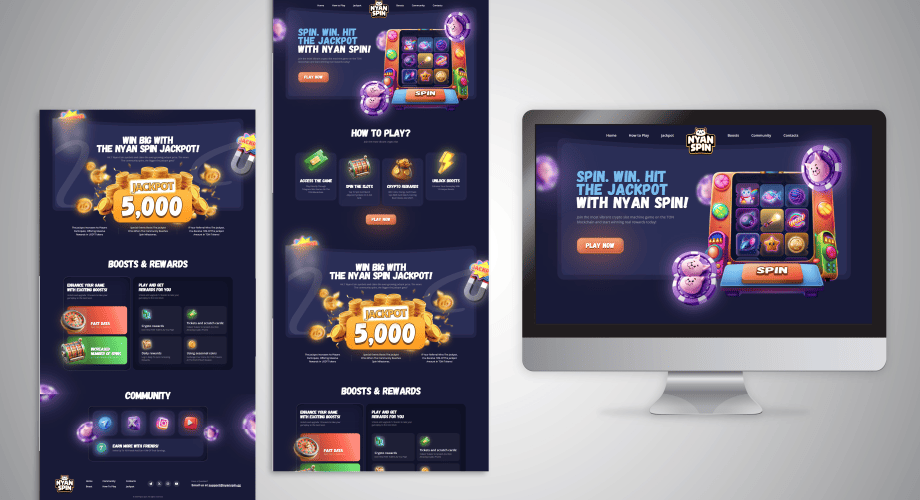 Projeto Nyan Mini - Web Design pela Vivid Duo